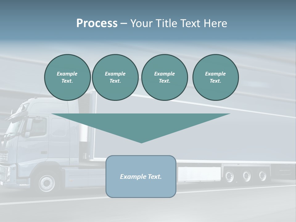 Trailer Trucking Warehouse PowerPoint Template