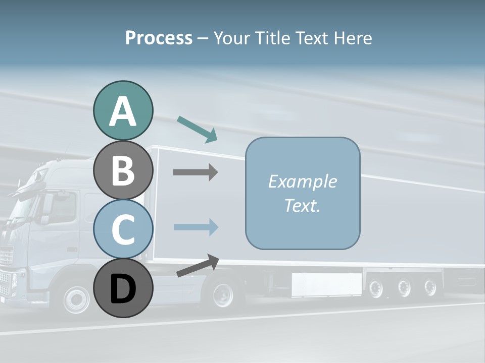 Trailer Trucking Warehouse PowerPoint Template