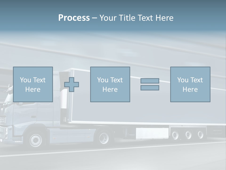 Trailer Trucking Warehouse PowerPoint Template