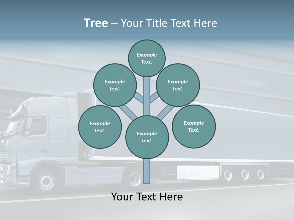 Trailer Trucking Warehouse PowerPoint Template