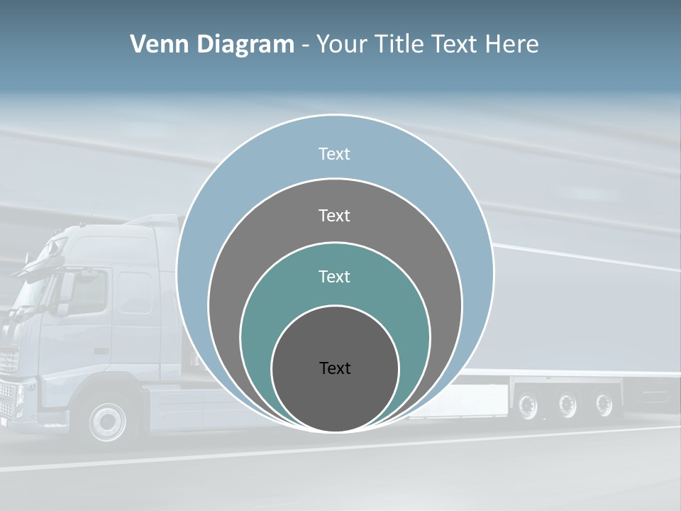 Trailer Trucking Warehouse PowerPoint Template