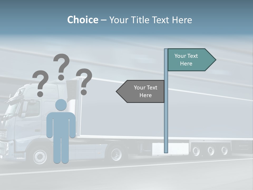 Trailer Trucking Warehouse PowerPoint Template