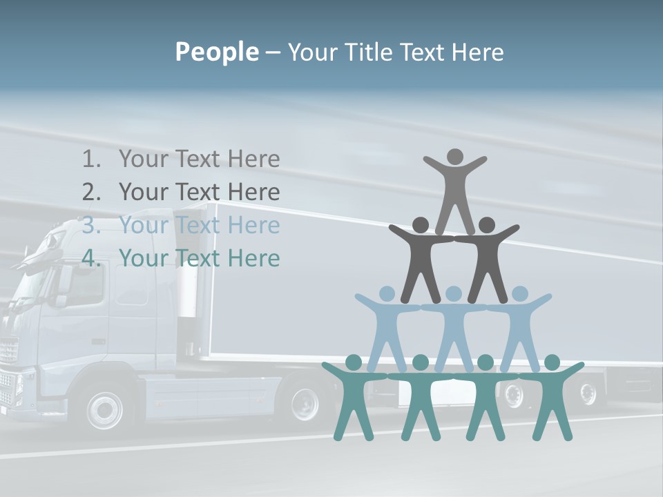 Trailer Trucking Warehouse PowerPoint Template