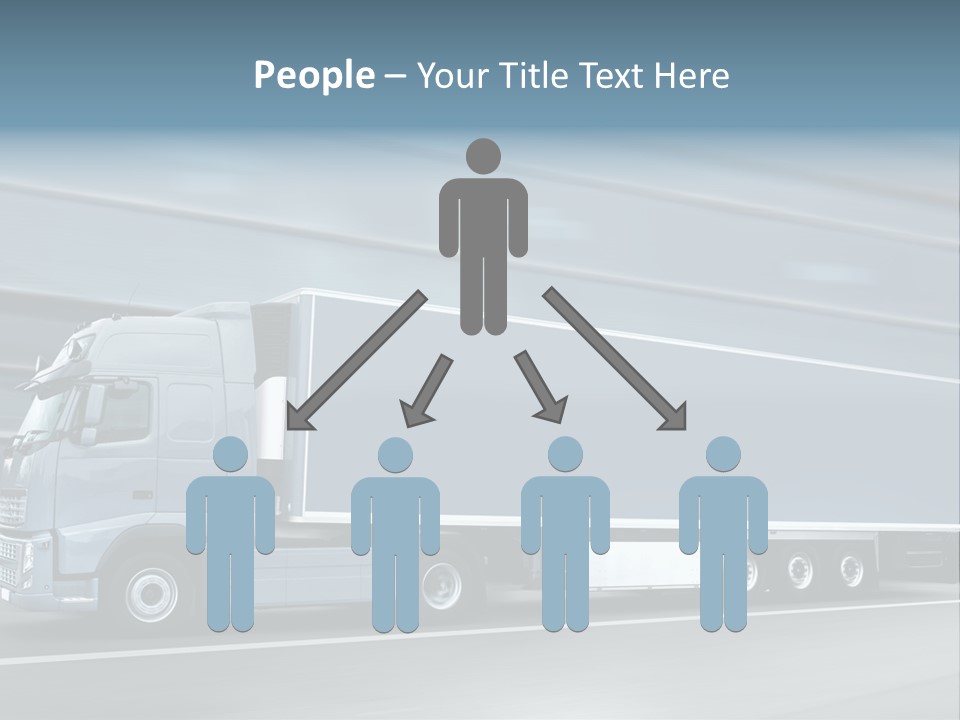 Trailer Trucking Warehouse PowerPoint Template