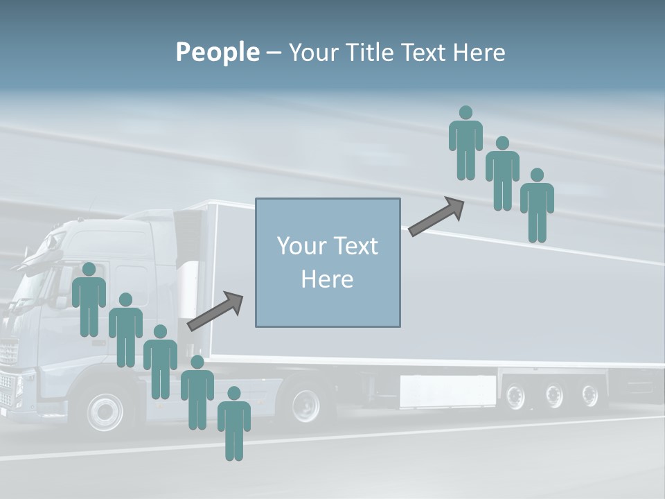 Trailer Trucking Warehouse PowerPoint Template