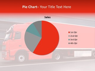 Semi Speed Transporter PowerPoint Template