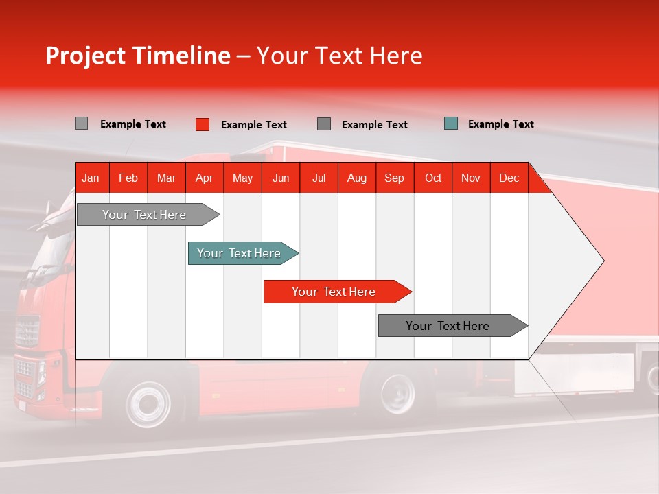 Semi Speed Transporter PowerPoint Template
