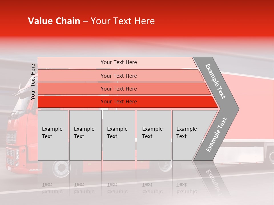 Semi Speed Transporter PowerPoint Template