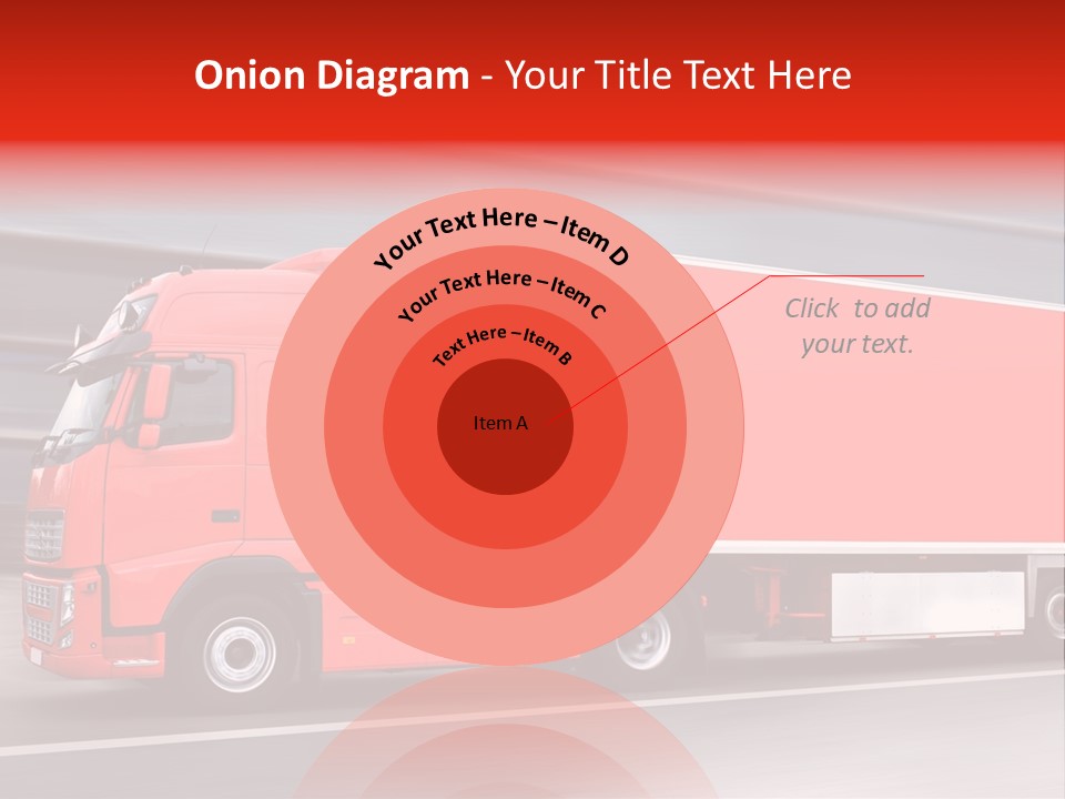 Semi Speed Transporter PowerPoint Template