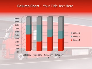 Semi Speed Transporter PowerPoint Template