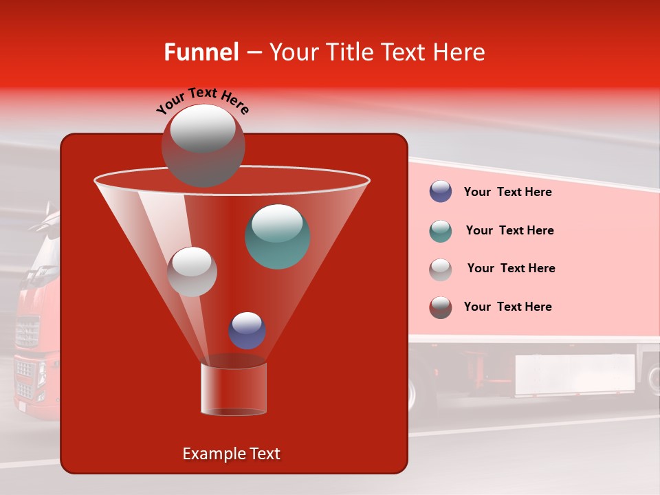 Semi Speed Transporter PowerPoint Template