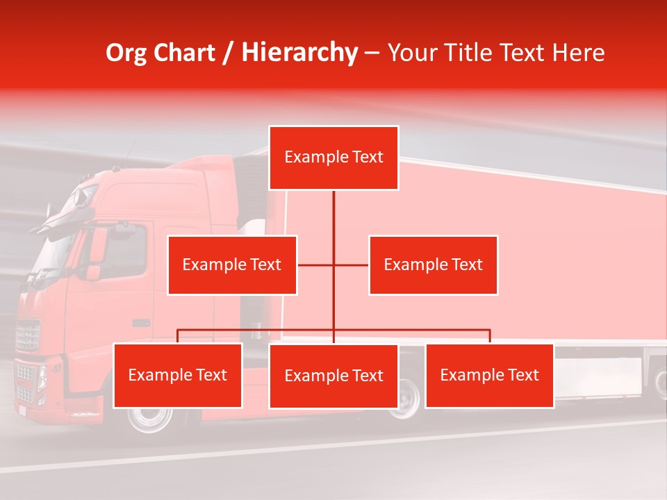 Semi Speed Transporter PowerPoint Template