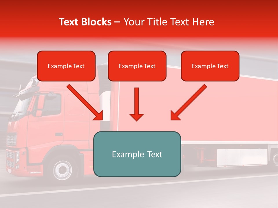 Semi Speed Transporter PowerPoint Template