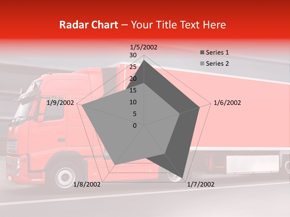Semi Speed Transporter PowerPoint Template