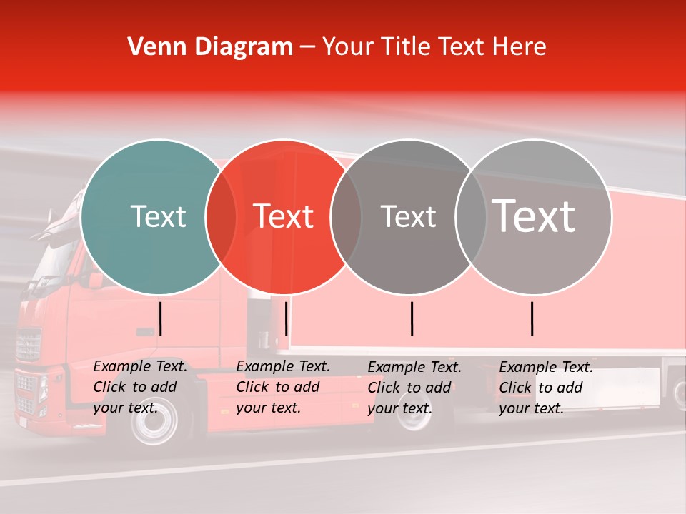 Semi Speed Transporter PowerPoint Template