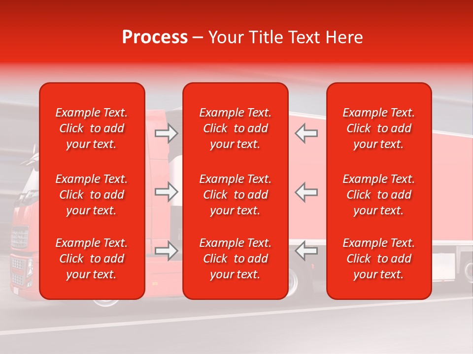 Semi Speed Transporter PowerPoint Template