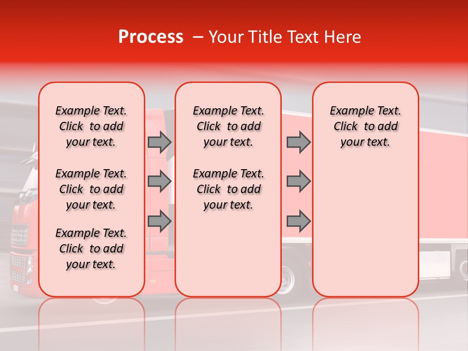 Semi Speed Transporter PowerPoint Template