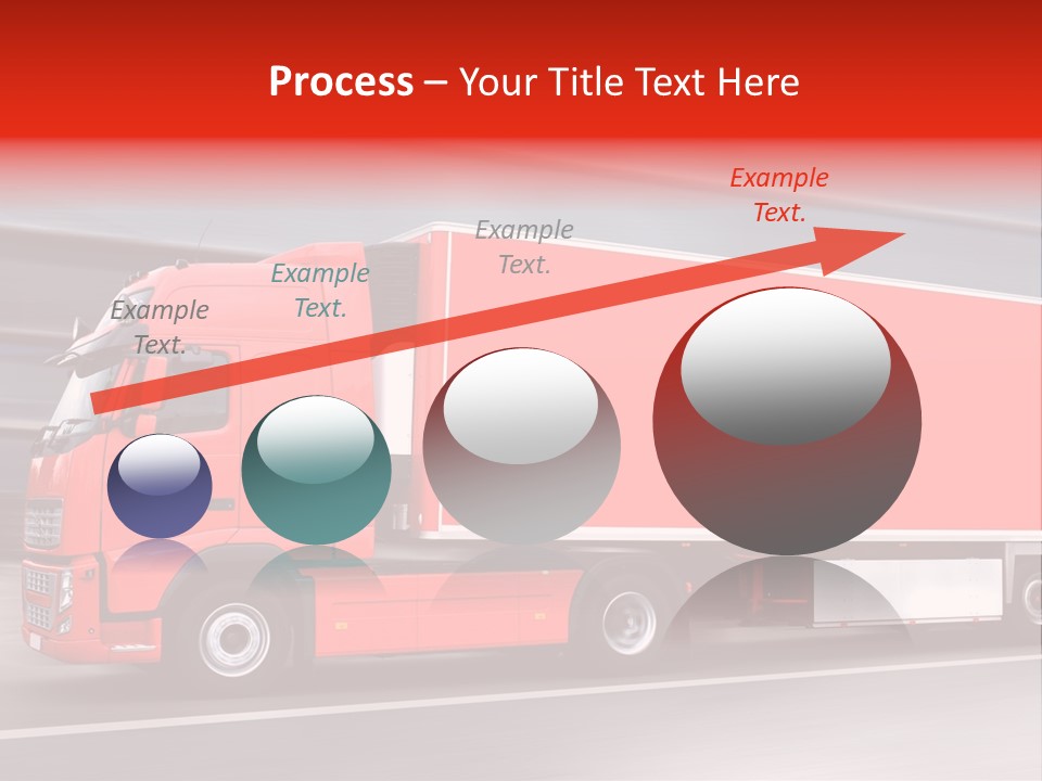 Semi Speed Transporter PowerPoint Template