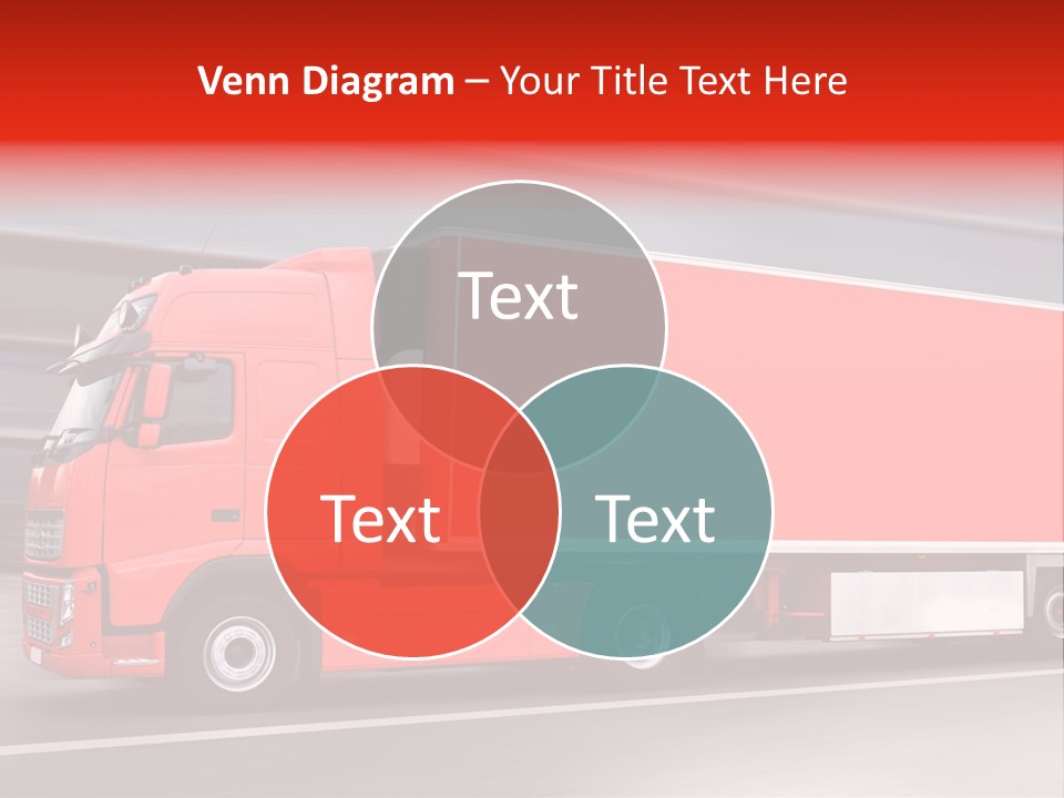 Semi Speed Transporter PowerPoint Template