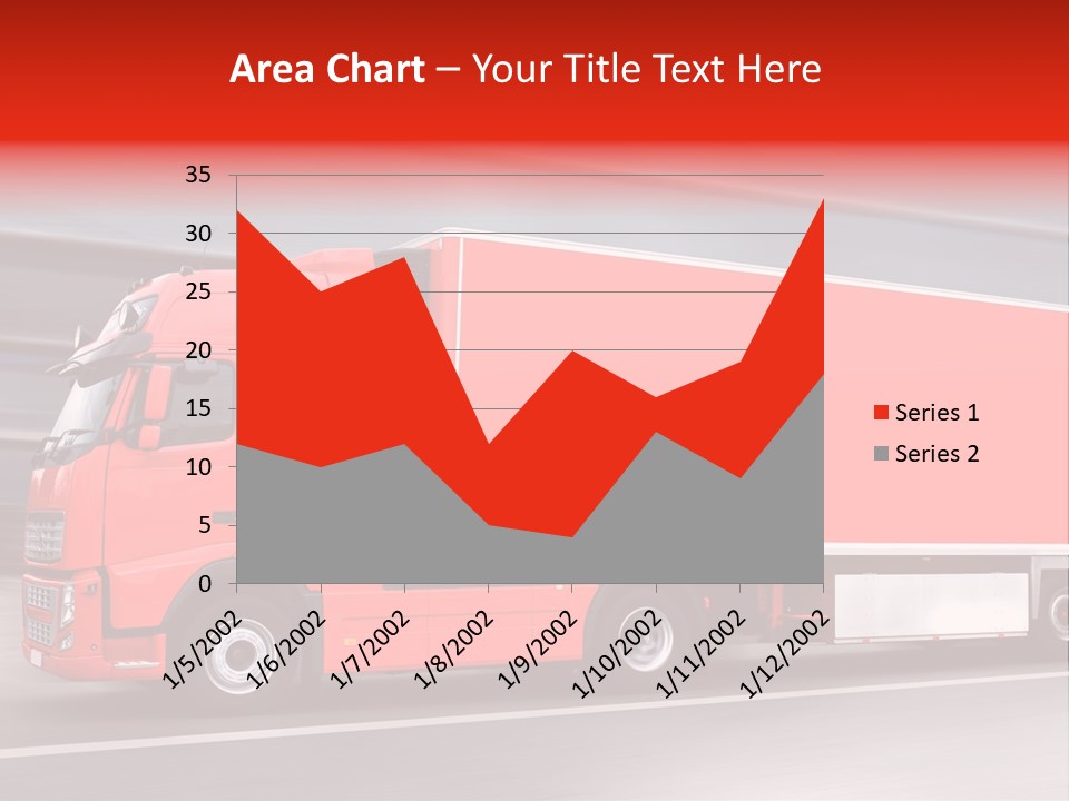 Semi Speed Transporter PowerPoint Template