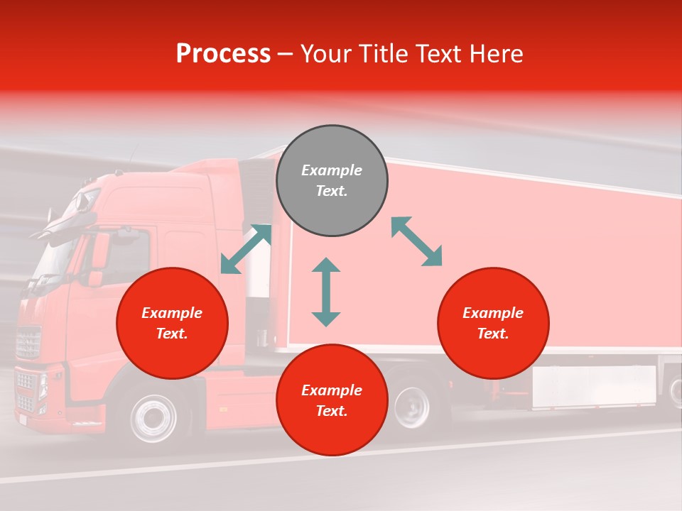 Semi Speed Transporter PowerPoint Template