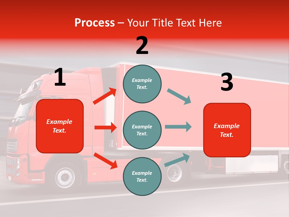 Semi Speed Transporter PowerPoint Template
