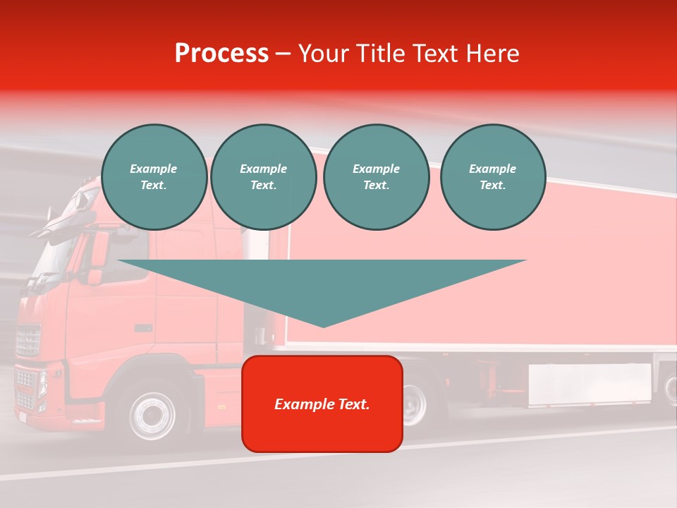 Semi Speed Transporter PowerPoint Template