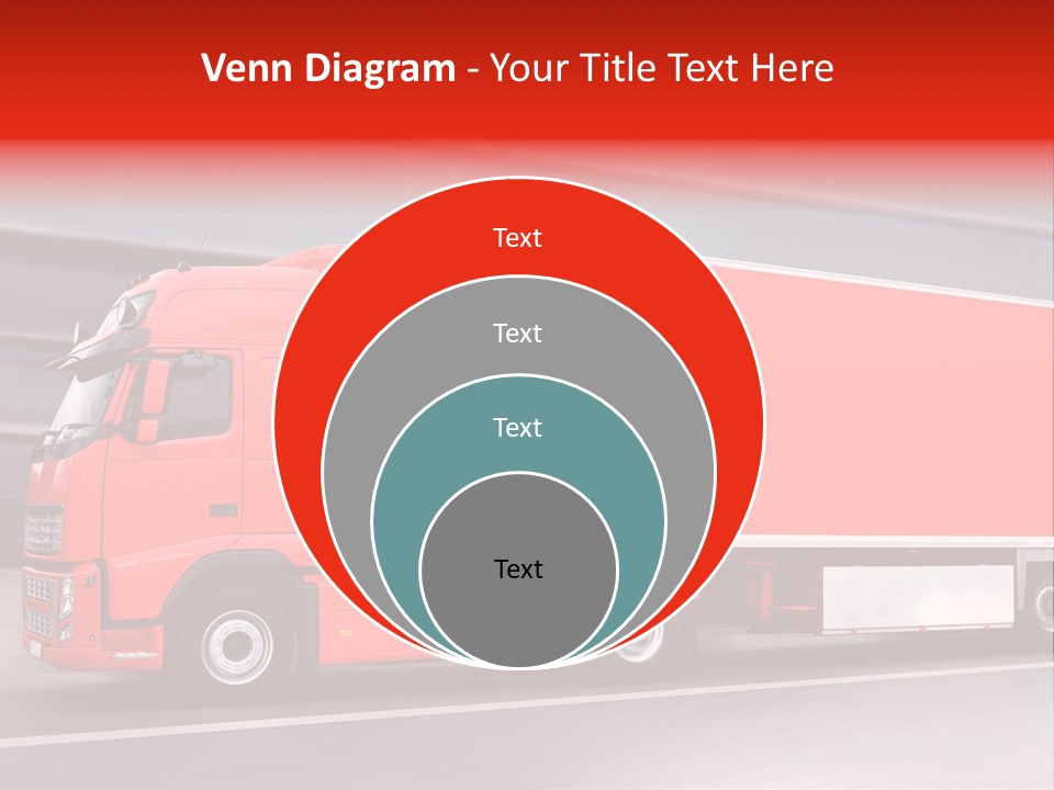 Semi Speed Transporter PowerPoint Template