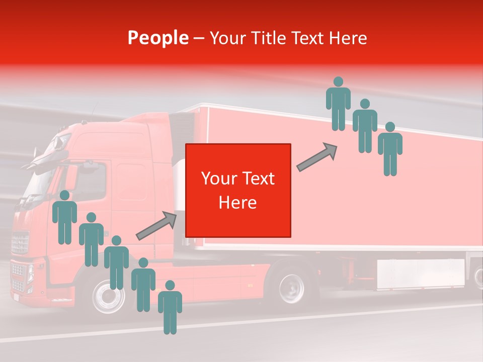 Semi Speed Transporter PowerPoint Template