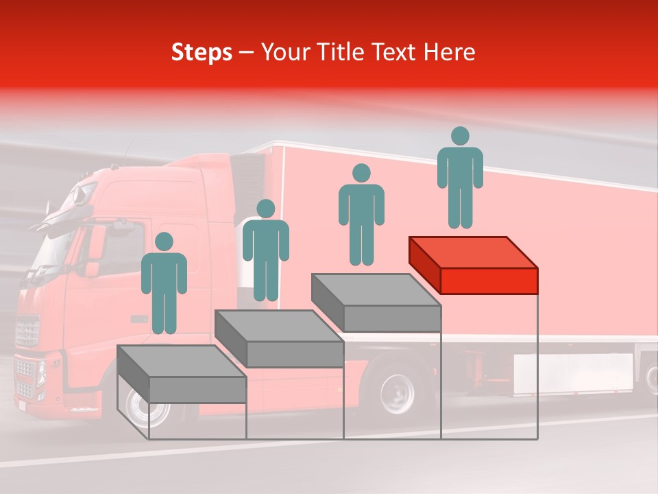 Semi Speed Transporter PowerPoint Template