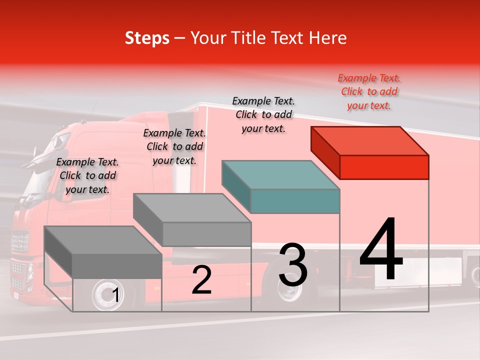 Semi Speed Transporter PowerPoint Template