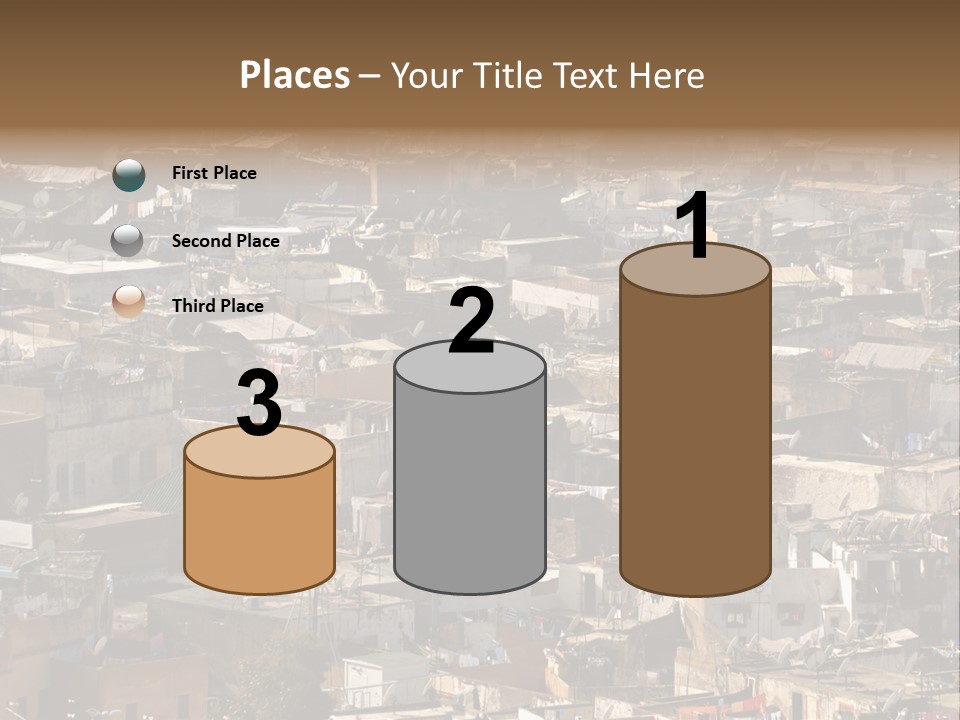 Buildings Morocco Poor PowerPoint Template