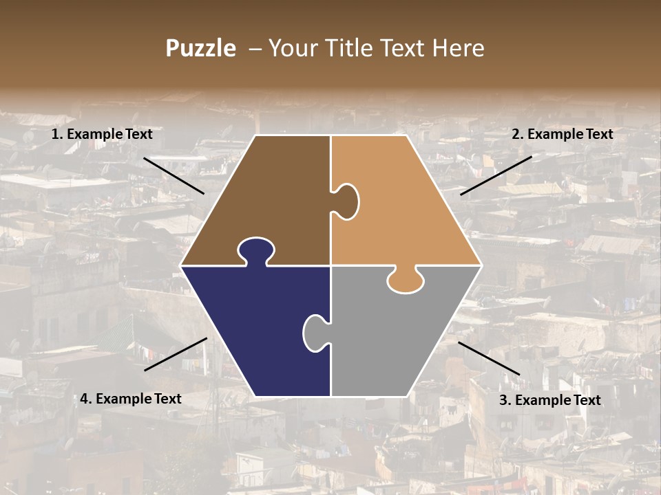 Buildings Morocco Poor PowerPoint Template