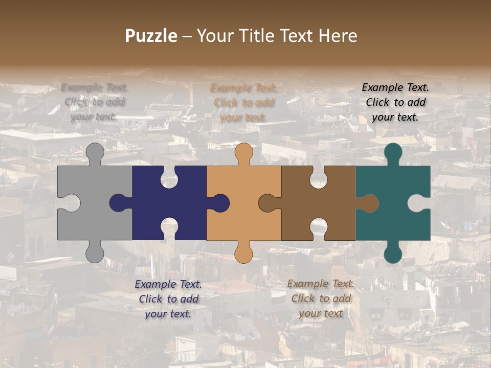 Buildings Morocco Poor PowerPoint Template