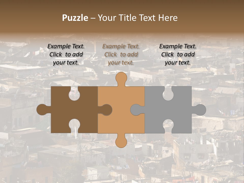 Buildings Morocco Poor PowerPoint Template