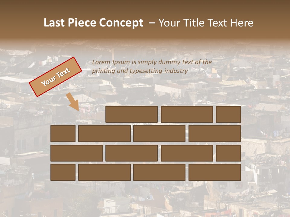 Buildings Morocco Poor PowerPoint Template