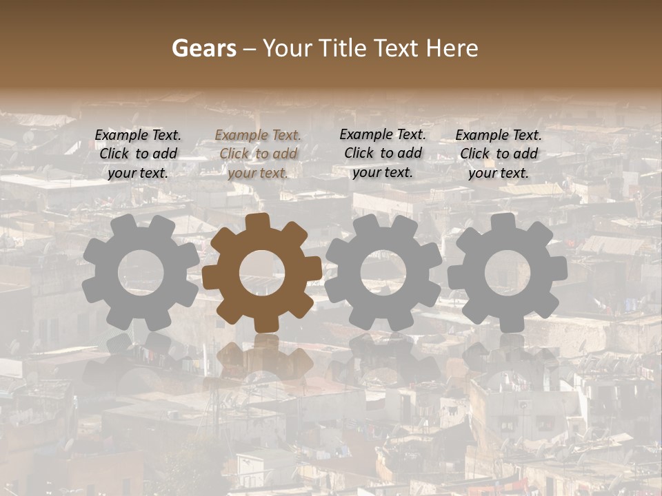 Buildings Morocco Poor PowerPoint Template