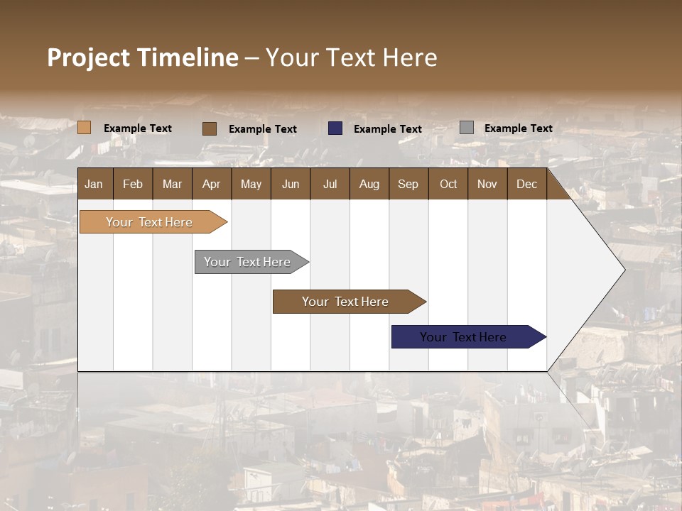 Buildings Morocco Poor PowerPoint Template