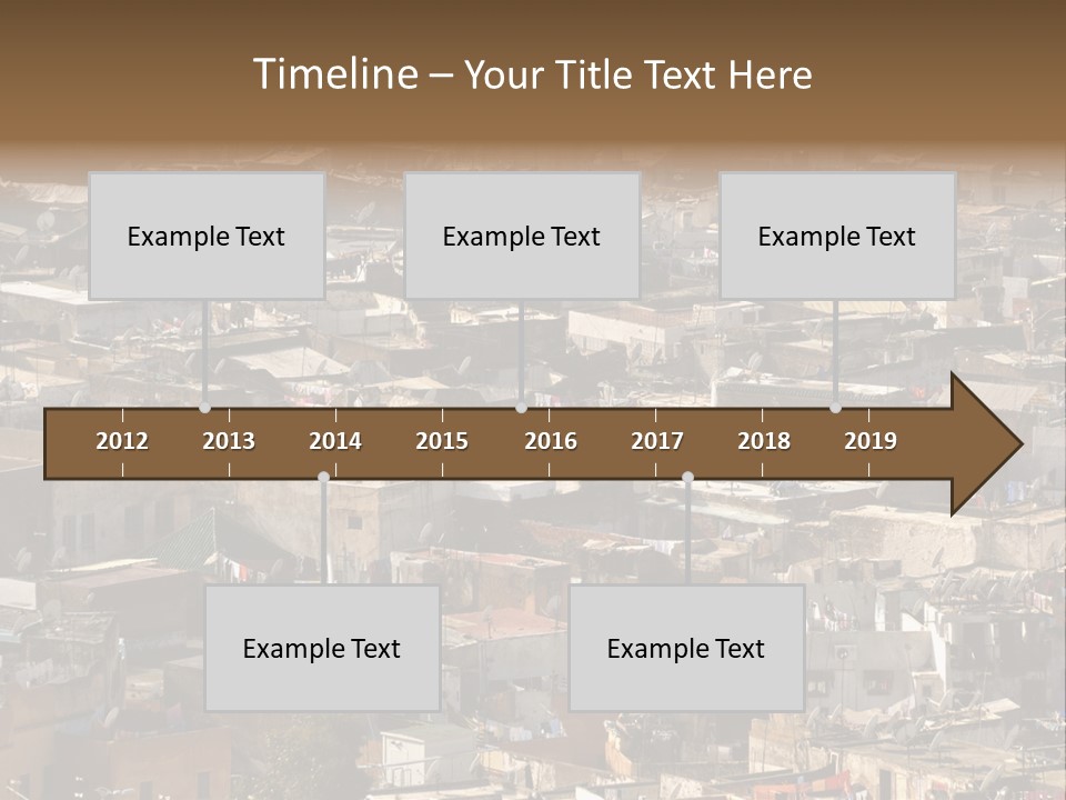 Buildings Morocco Poor PowerPoint Template