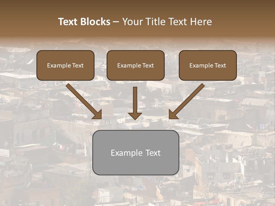 Buildings Morocco Poor PowerPoint Template