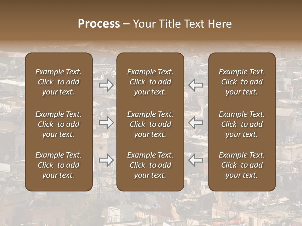 Buildings Morocco Poor PowerPoint Template