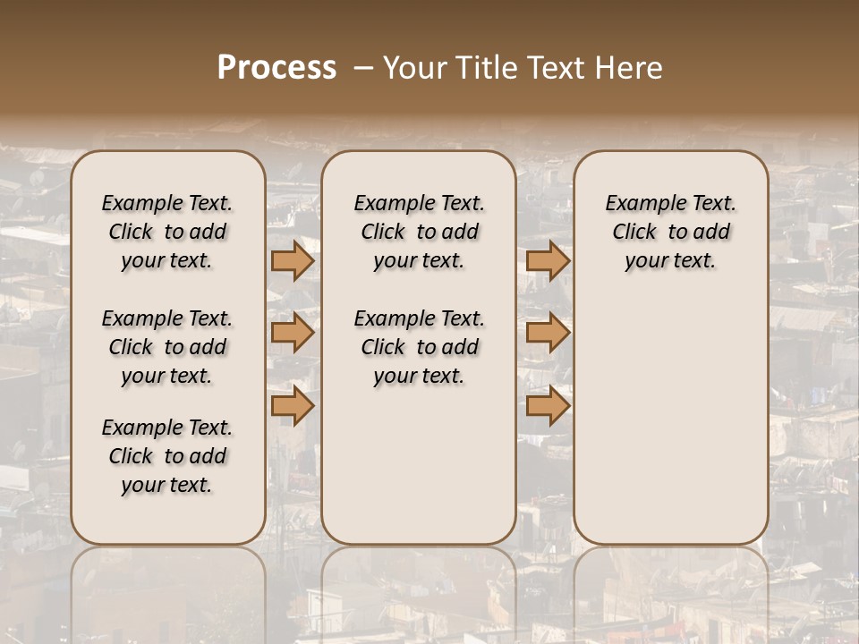 Buildings Morocco Poor PowerPoint Template
