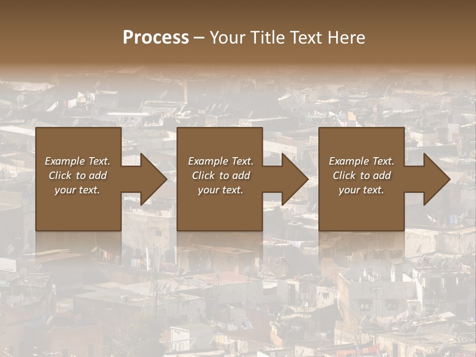 Buildings Morocco Poor PowerPoint Template