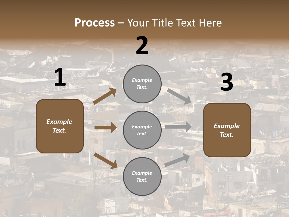 Buildings Morocco Poor PowerPoint Template