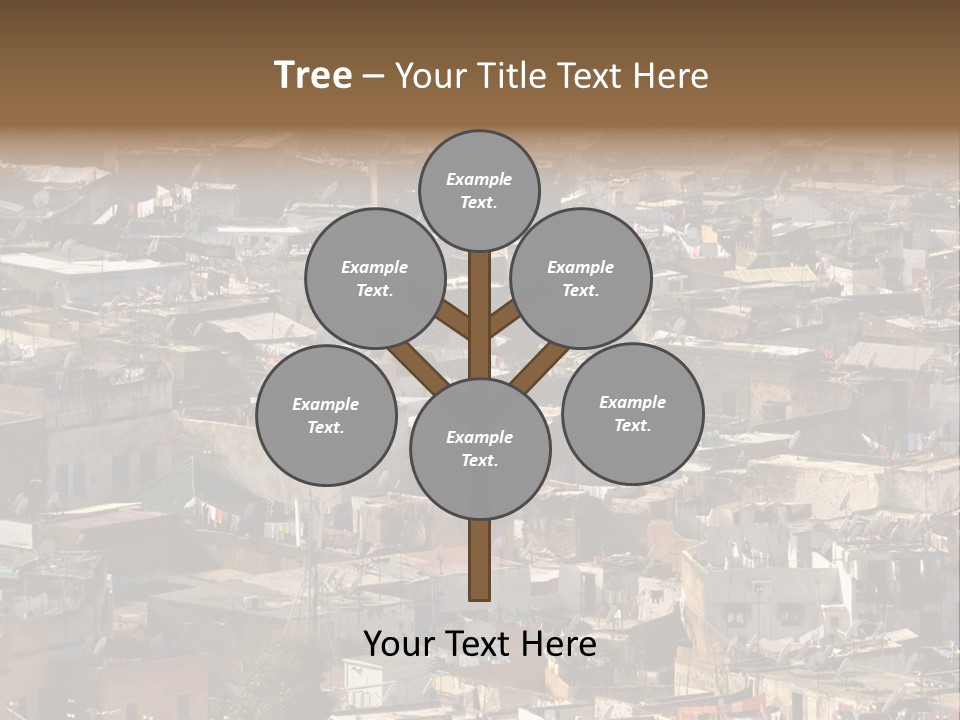 Buildings Morocco Poor PowerPoint Template