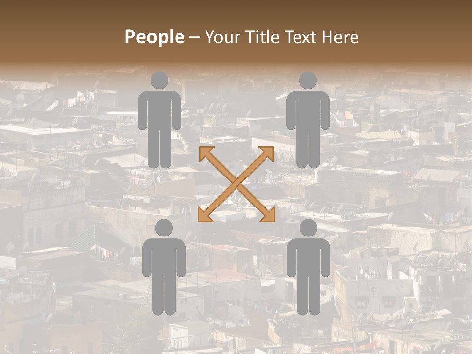 Buildings Morocco Poor PowerPoint Template