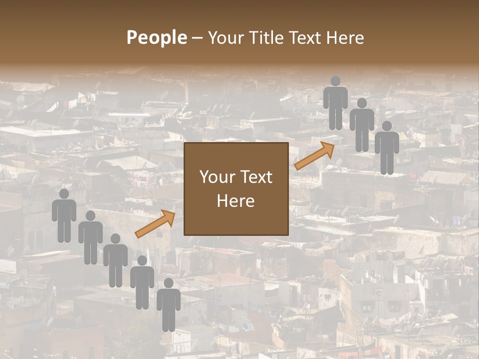 Buildings Morocco Poor PowerPoint Template