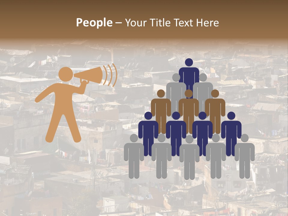 Buildings Morocco Poor PowerPoint Template