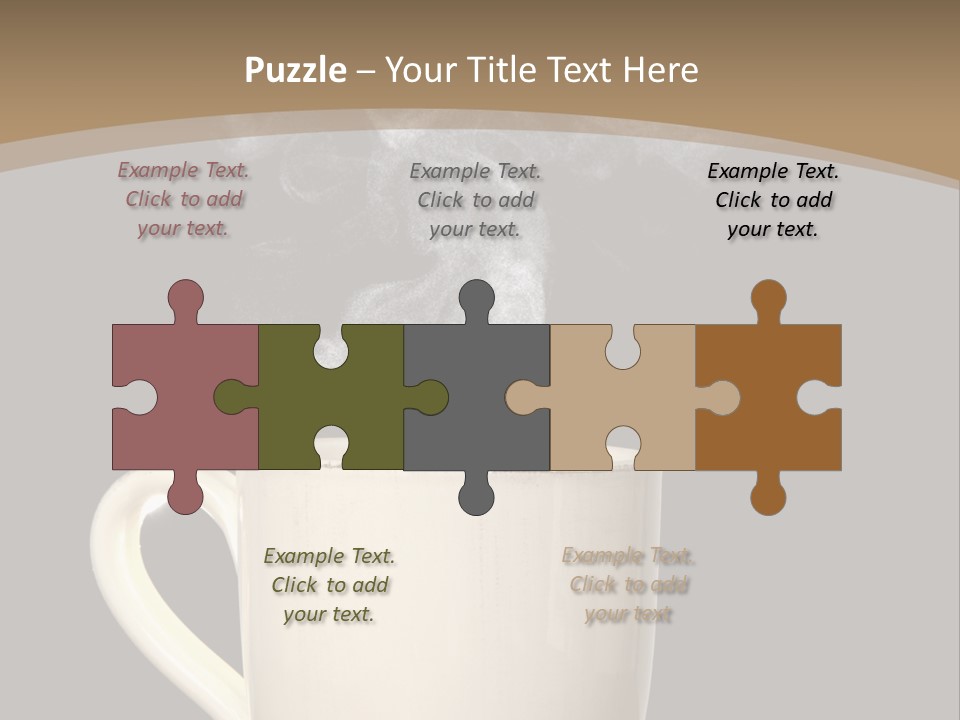 Coffee Glass Dof PowerPoint Template