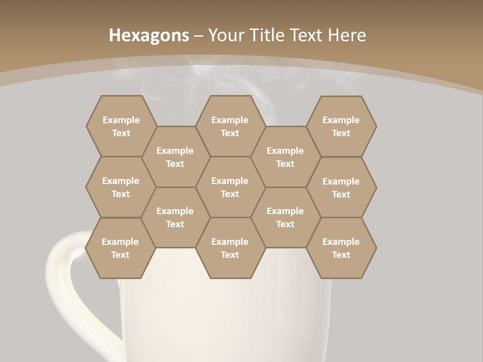 Coffee Glass Dof PowerPoint Template